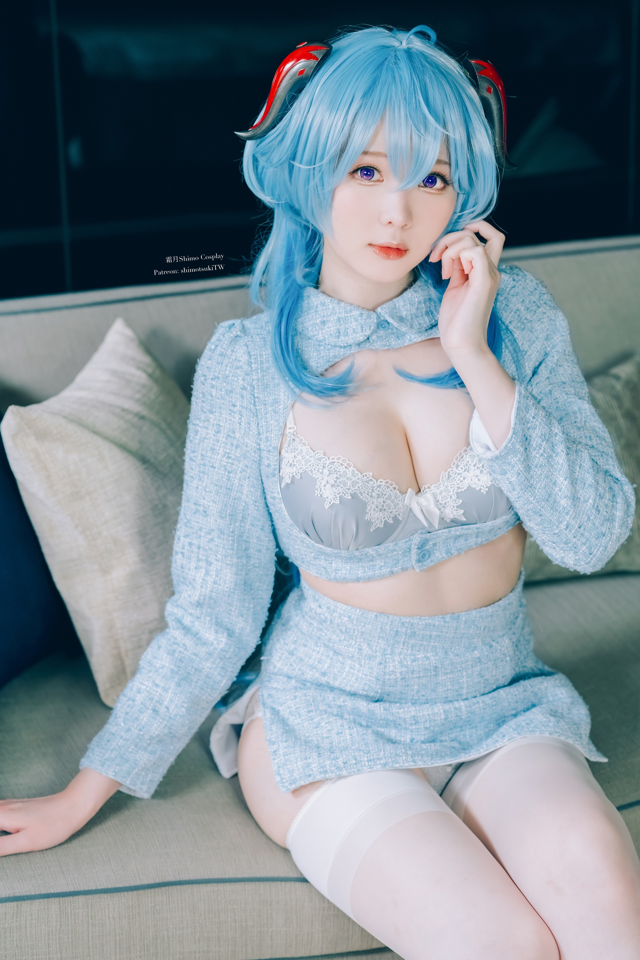霜月shimo - NO.170 Ganyu lingerie[15P]-XikXak